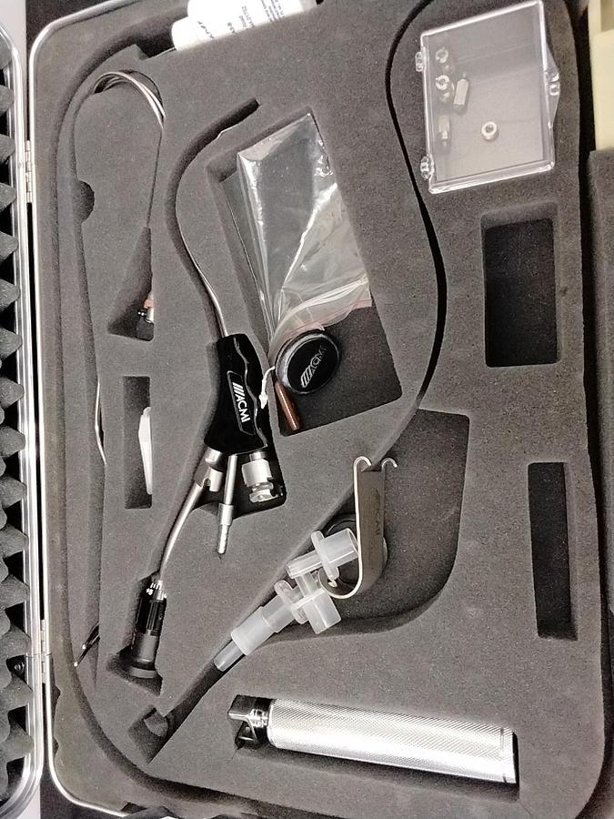 Used Circon ACMI LARS - AL Adult Long Laryngoscope Kit - In Case