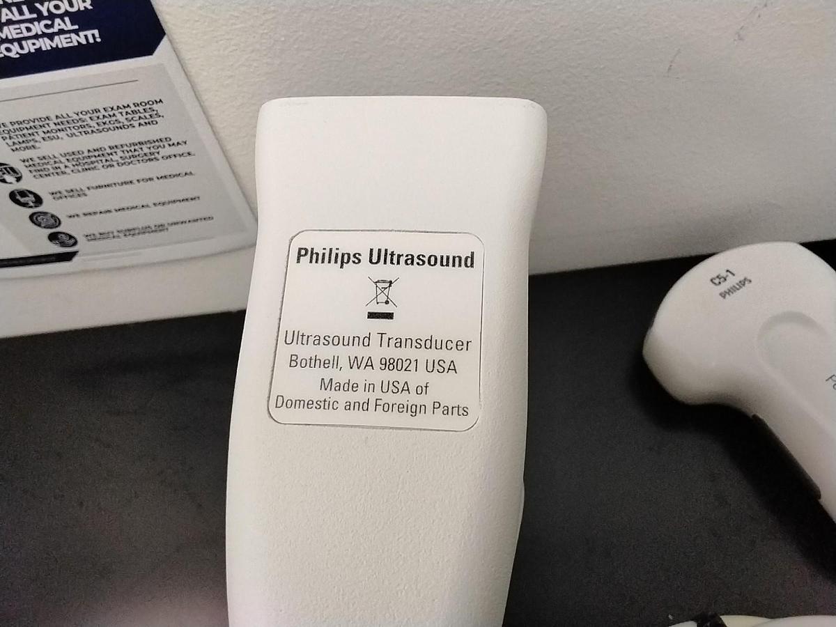 Used PHILIPS C5-1 CONVEX PUREWAVE ULTRASOUND TRANSDUCER PROBE