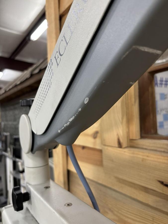 Used Ecleris Microstar Microscope U10M100F with Ecleris XENOLUX 180 Light Source