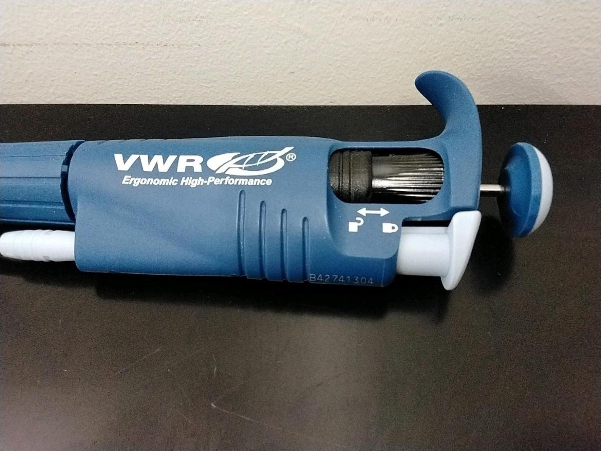 Used VWR Brand PIPETTE PIPET 10 - 100 uL ADJUSTABLE SINGLE CHANNEL