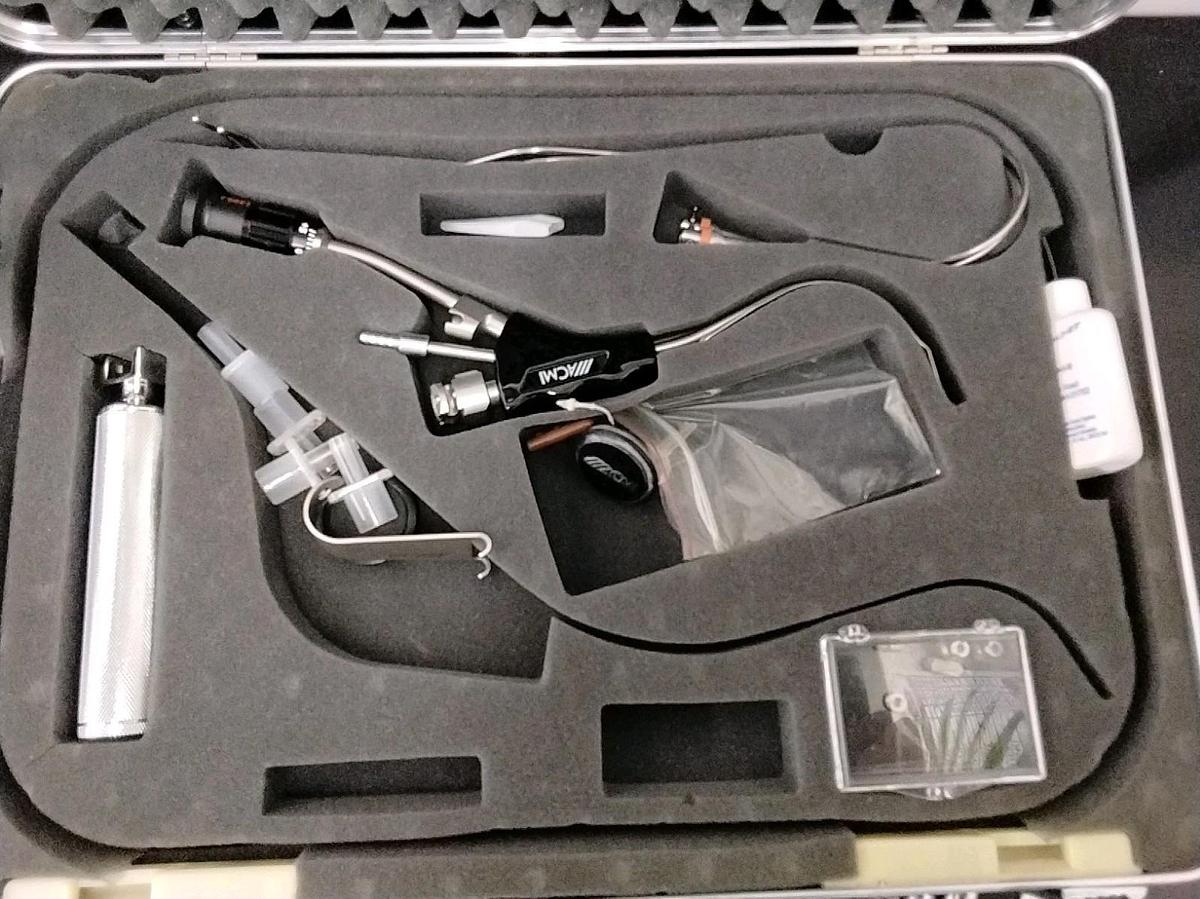 Used Circon ACMI LARS - AL Adult Long Laryngoscope Kit - In Case