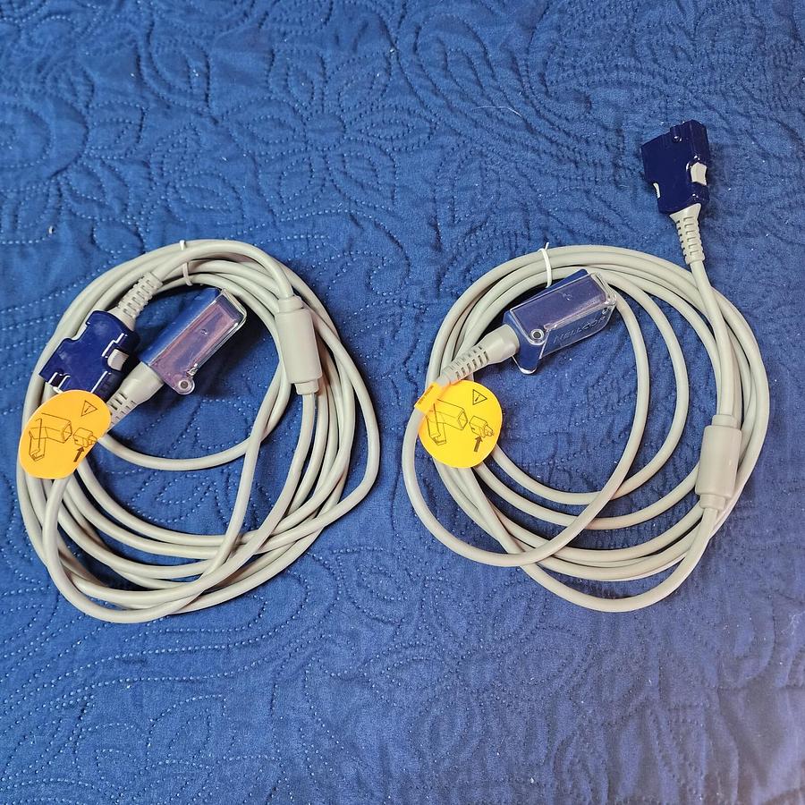 Used Covidien DEC8 Nellcor Sensor Extension Cable, 8' (2.44 m) LOT of 20 Pc