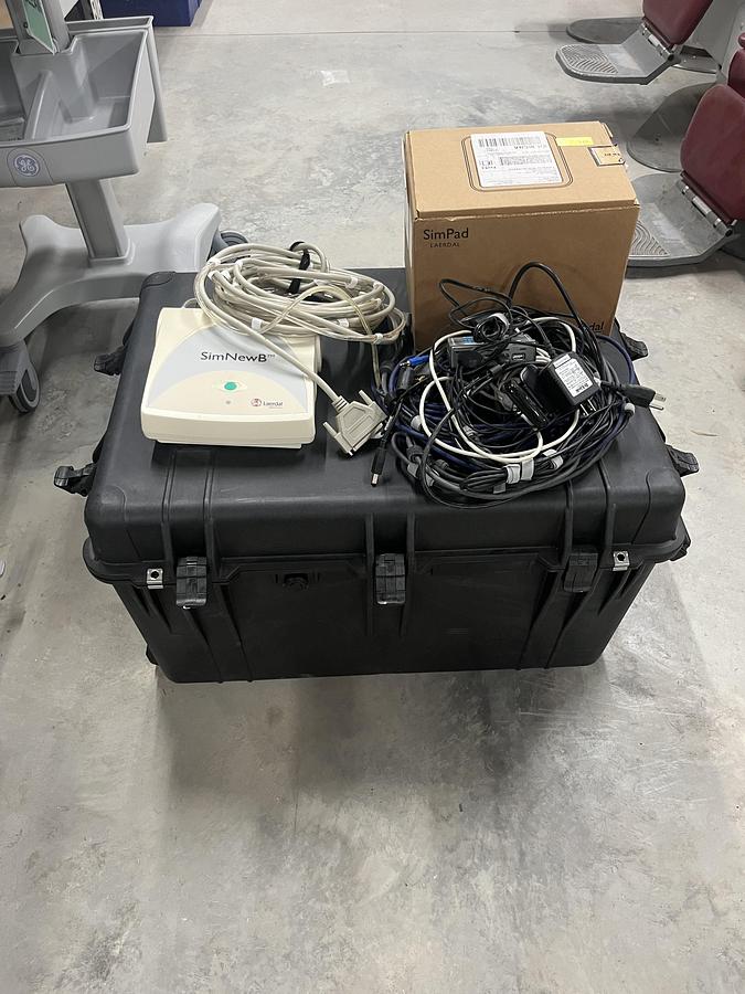 Used Laerdal SimNewB Neonatal Simulator system with SimPad system