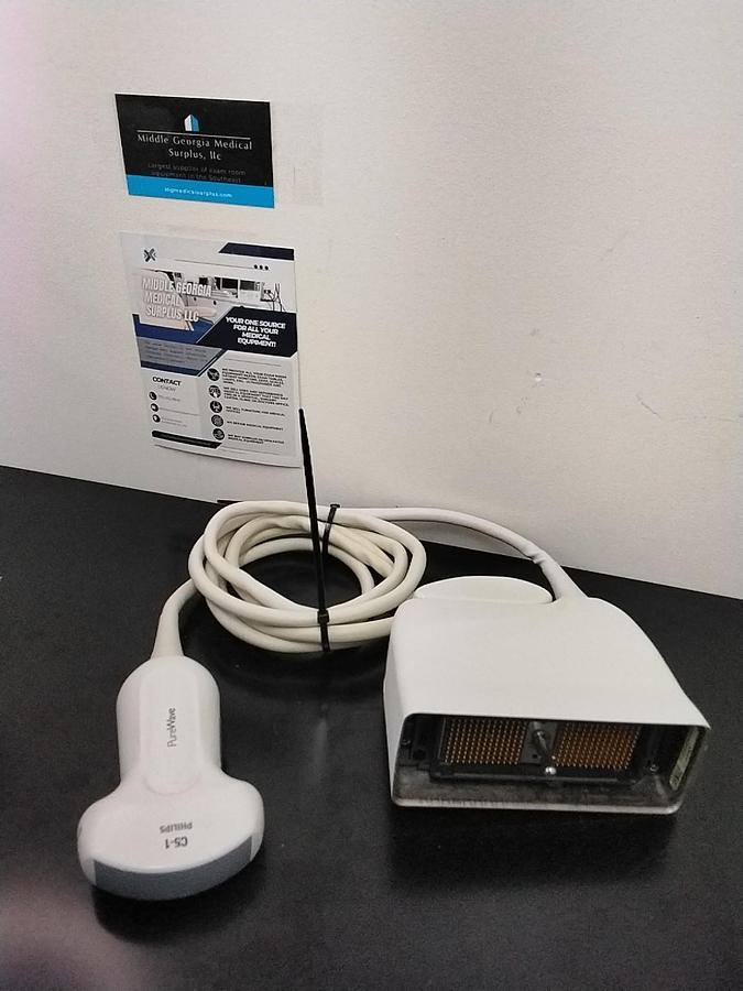 Used PHILIPS C5-1 CONVEX PUREWAVE ULTRASOUND TRANSDUCER PROBE