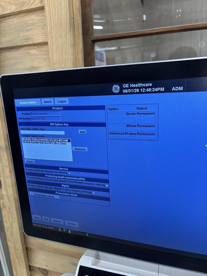 Used GE Logiq S7 Expert Ultrasound System W SW: R3 And Probes 2018