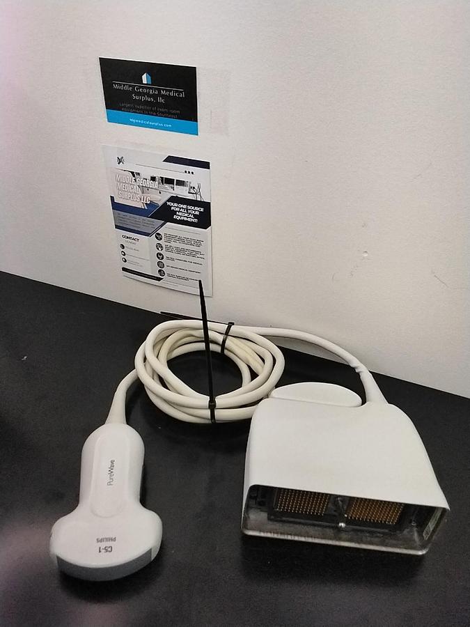 Used PHILIPS C5-1 CONVEX PUREWAVE ULTRASOUND TRANSDUCER PROBE