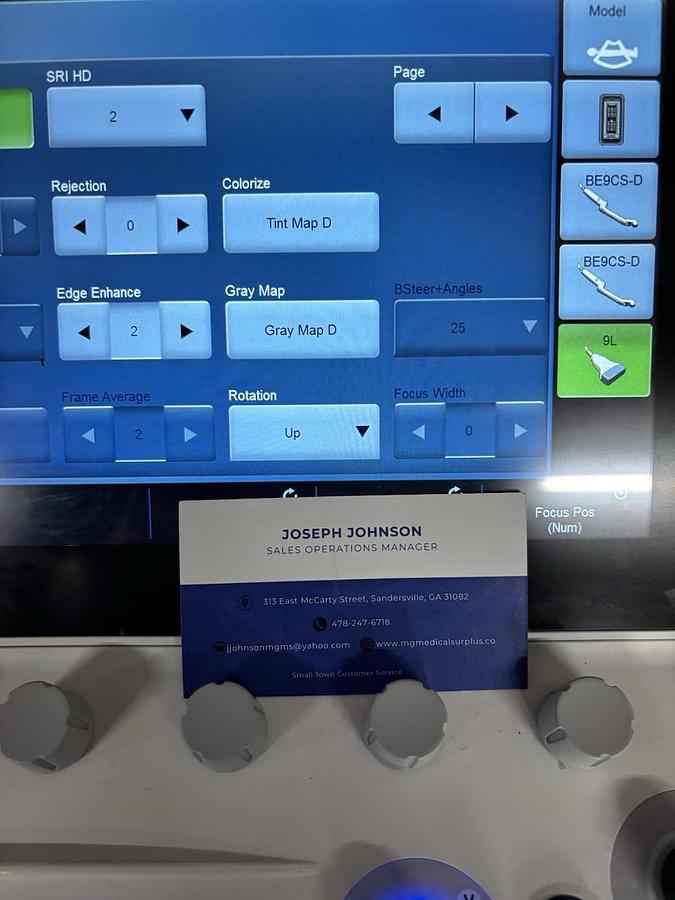 Used GE Logiq S7 Expert Ultrasound System W SW: R3 And Probes 2018