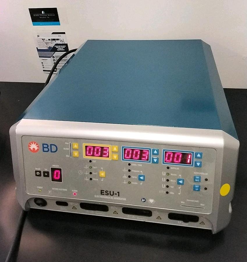 Used Becton Dickinson ESU-1 Electrosurgical Unit | MFG 2019
