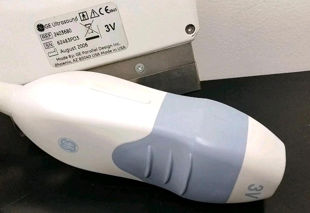 Used GE 3V Ultrasound Transducer Probe  VOLUMETRIC