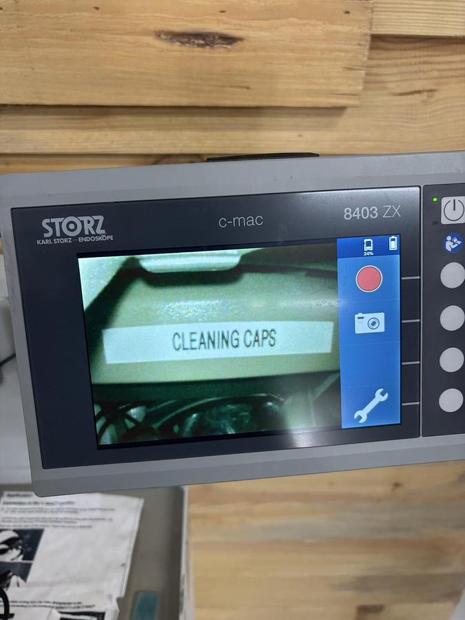 Used Karl Storz C-Mac 8403 ZX Monitor Video With Mac 3-4 Blades And Video Processor