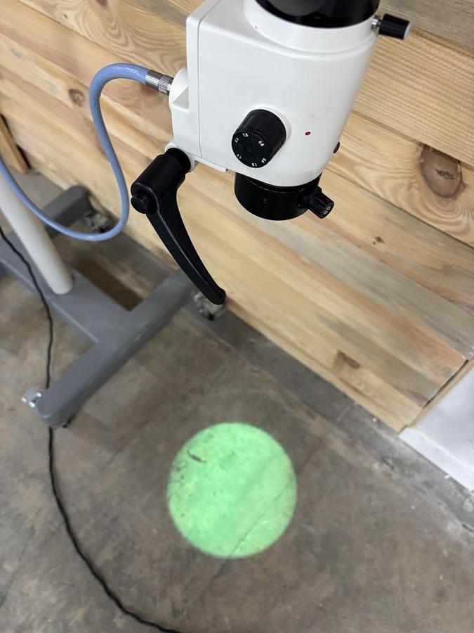 Used Ecleris Microstar Microscope U10M100F with Ecleris XENOLUX 180 Light Source