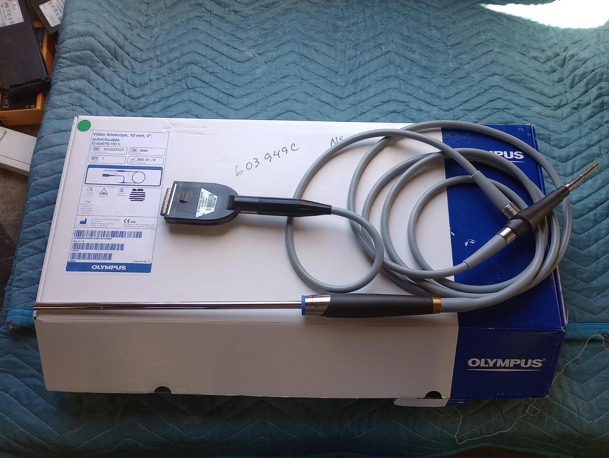 Used Olympus WA50011A Autoclavable EndoEye 10mm 0° HD Video Laparoscope