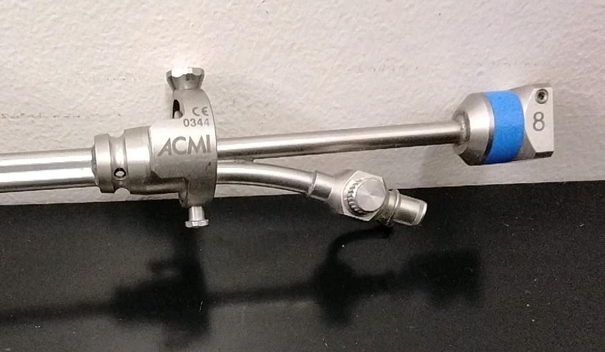Used GYRUS ACMI CLB8-23 Sheath Laser Cysto w /ACMI 0344 Working Element