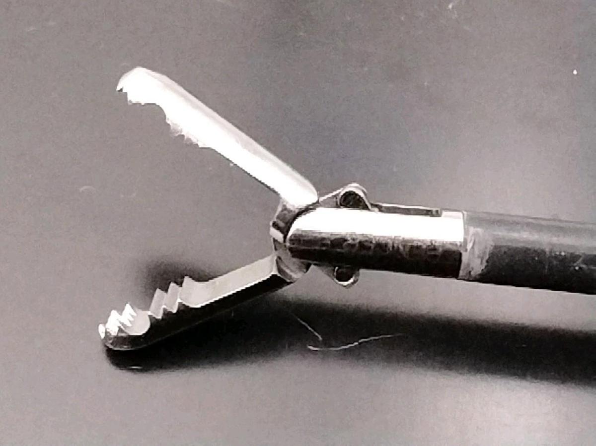 Used Snowden-Pencer 90-6312 Mckernan Diamond-Line Grasper, 5mm x 36cm