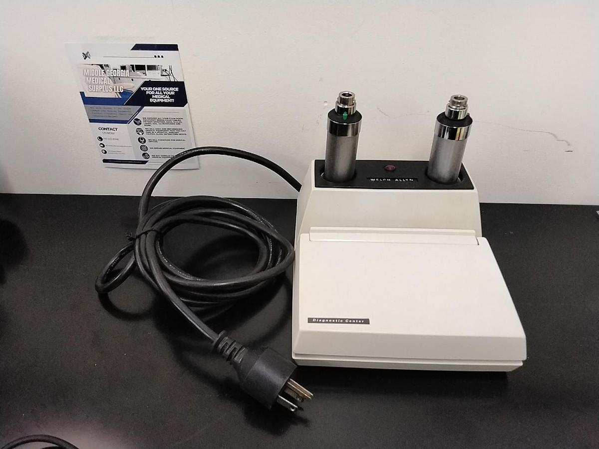Used Welch Allyn 71150 Charger Base Diagnostic Center With Handles, Ophthalmoscopes