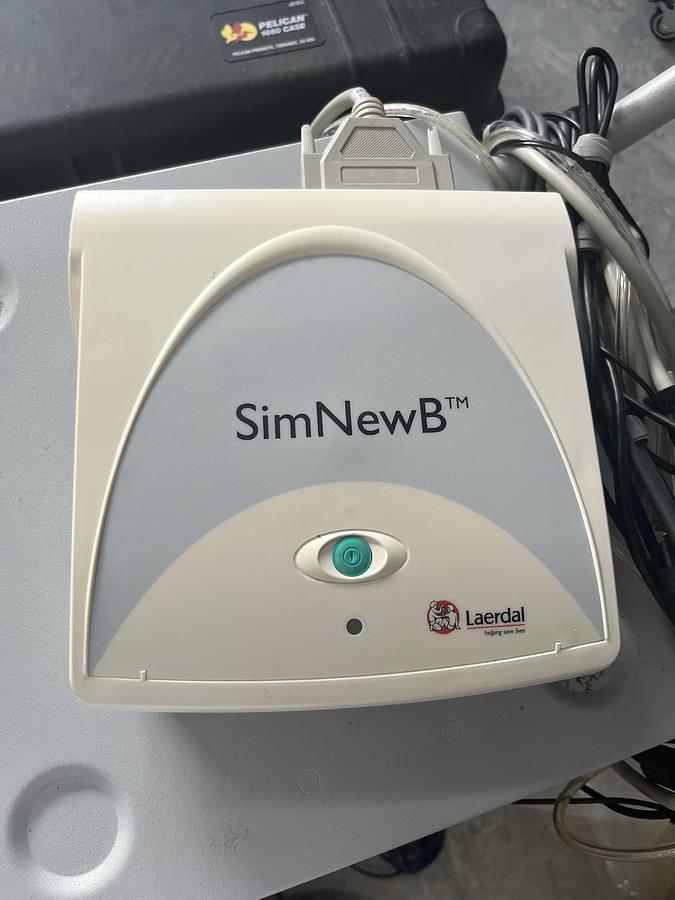 Used Laerdal SimNewB Neonatal Simulator system with SimPad system