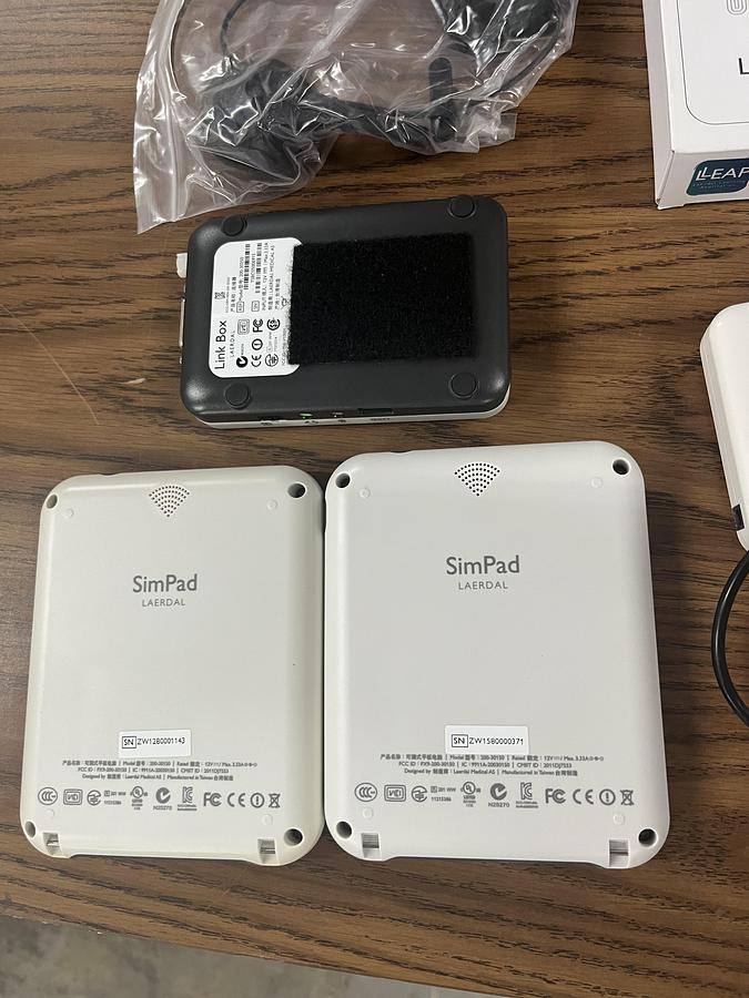 Used Laerdal SimNewB Neonatal Simulator system with SimPad system
