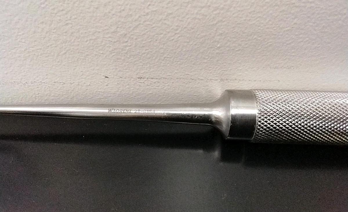 Used W. Lorenz 28-0154 Surgical " Cobb Spinal Curette Xmm Tip Orthopedics