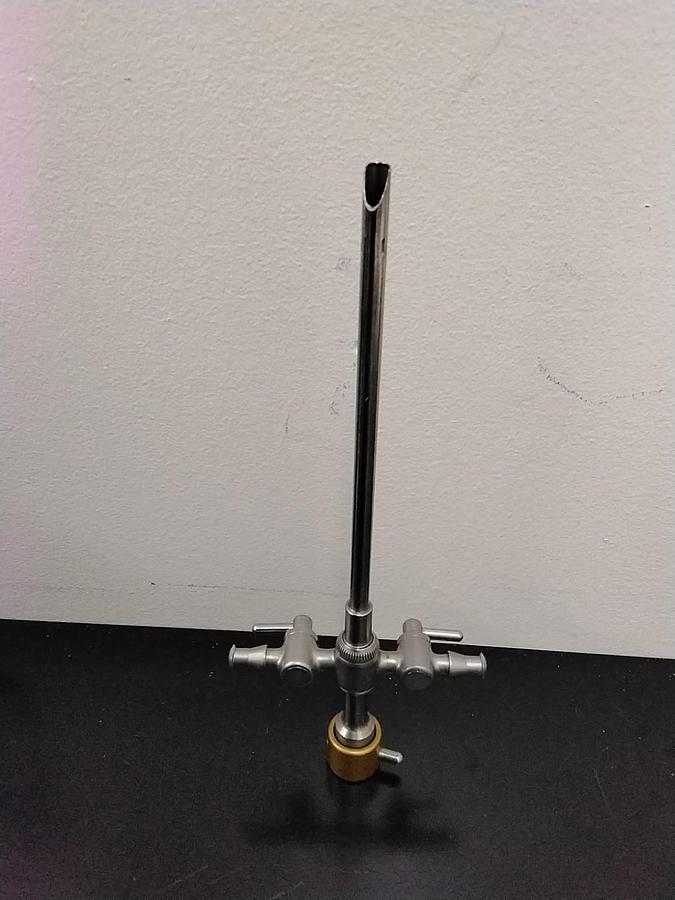 Used Linvatec T5802 Sheath Double Stopcock Assembly w/Telescope Bridges