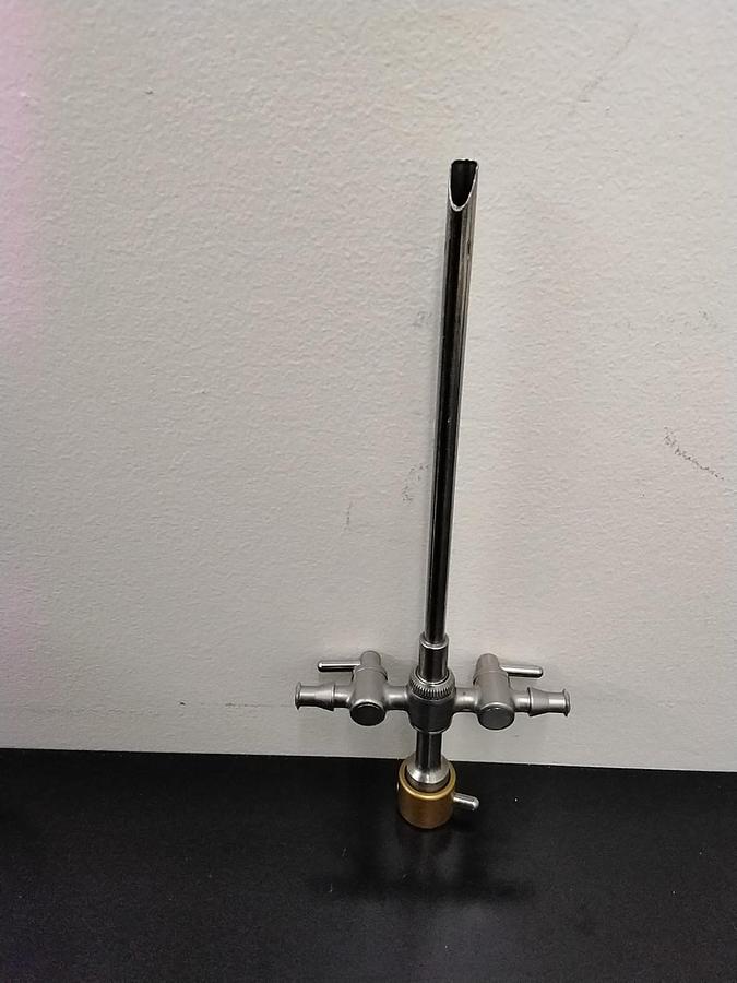 Used Linvatec T5802 Sheath Double Stopcock Assembly w/Telescope Bridges