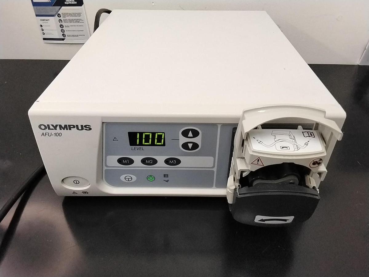 Used Olympus AFU-100 Endoscopic Flushing Pump with Power Cord