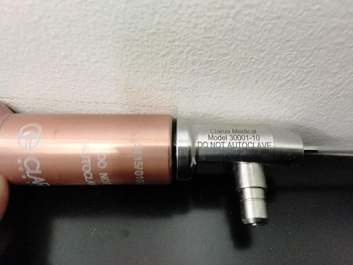 Used CLARUS MEDICAL FiberOptic Inspection Scope 5115/010004, 30001-10
