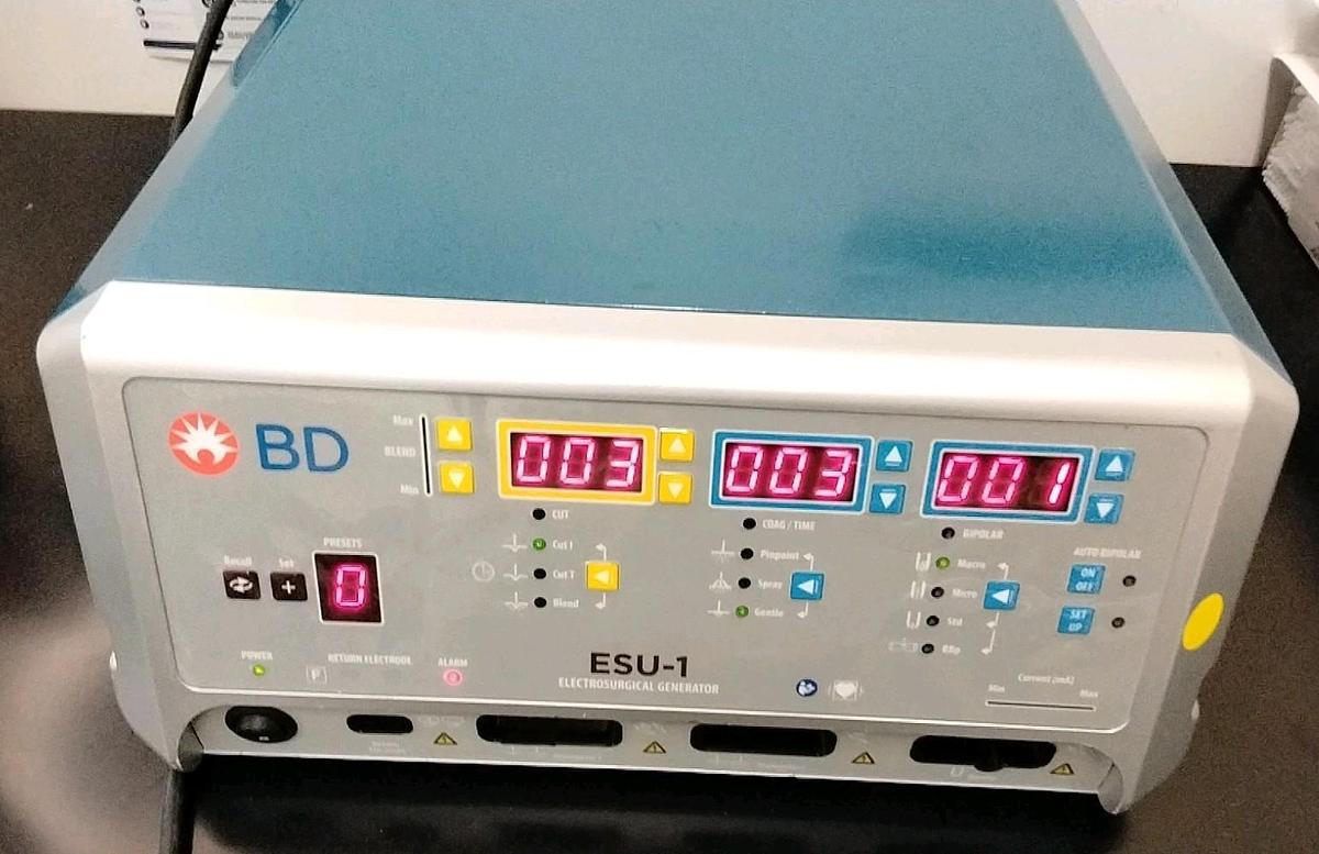 Used Becton Dickinson ESU-1 Electrosurgical Unit | MFG 2019