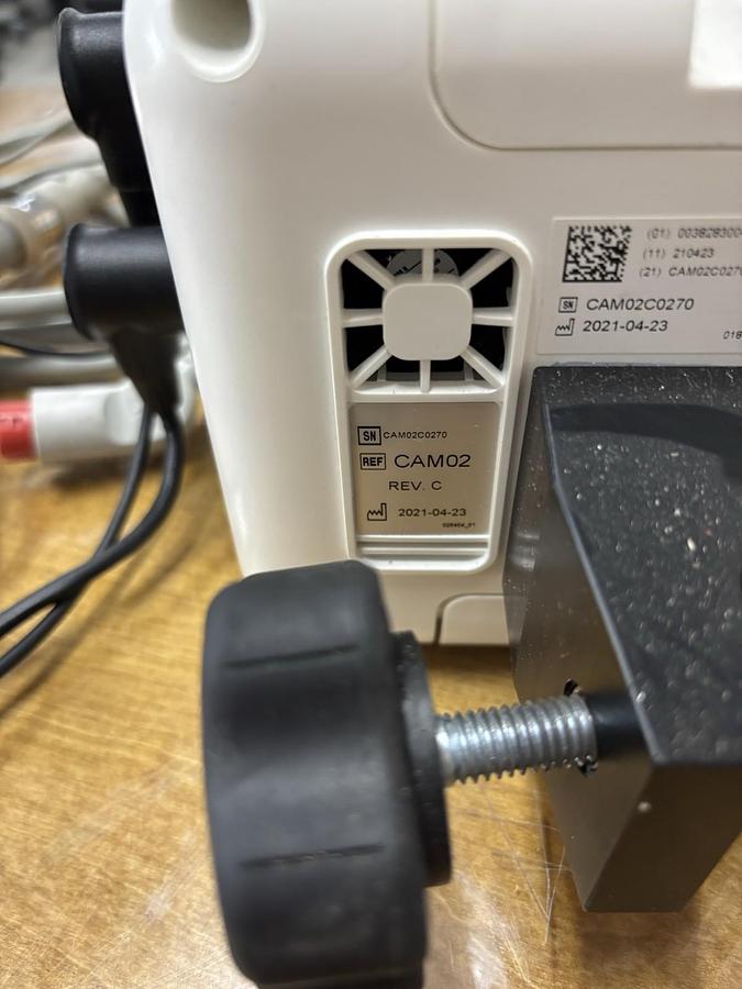 Used Natus Camino Integra CAM02 ICP Monitor, CAMCABL, And MONPWR ac Power Adapter