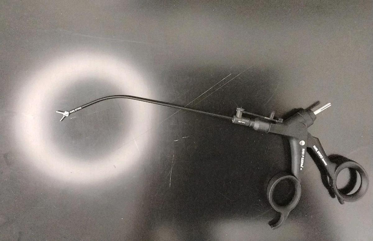 Used KarlStorz CLICKLINE 50222 GG 3mm CURVED BULLET GRASPER