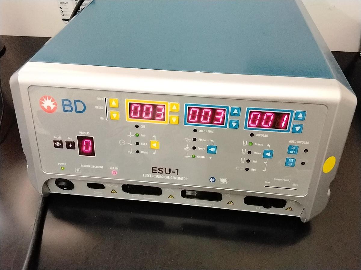 Used Becton Dickinson ESU-1 Electrosurgical Unit | MFG 2019
