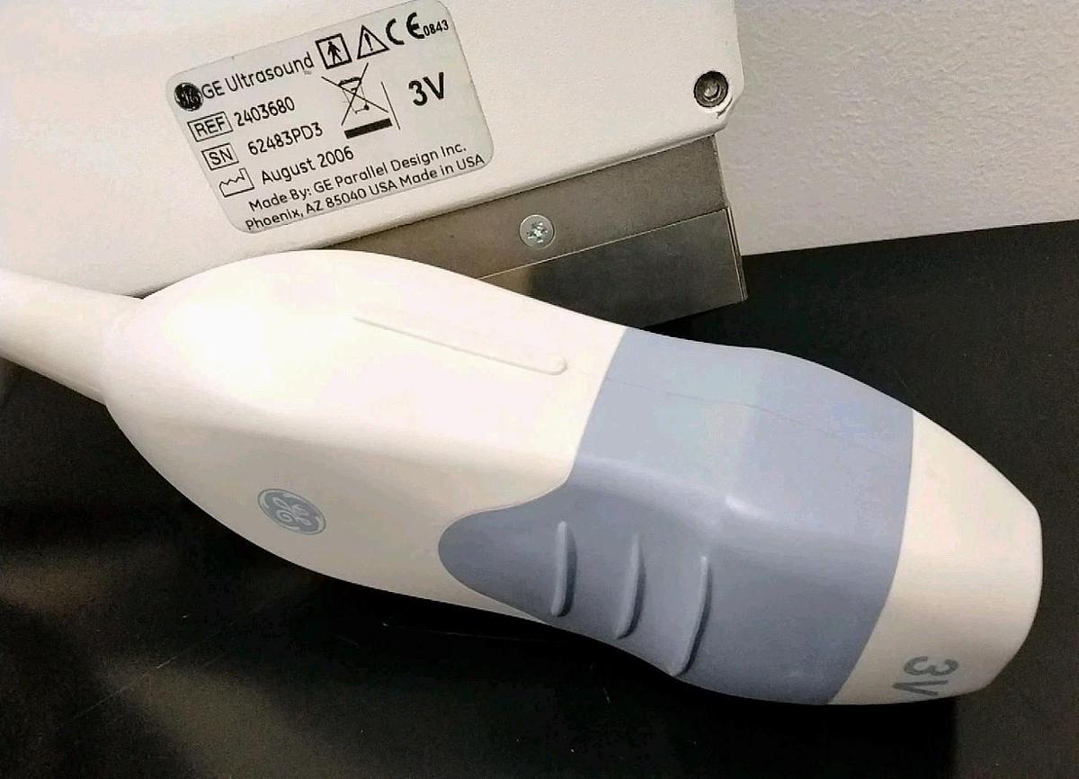 Used GE 3V Ultrasound Transducer Probe  VOLUMETRIC