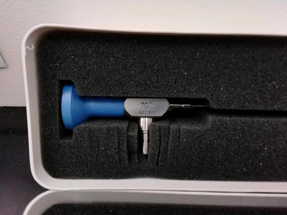 Used Stryker REF 502-477-071, 4mm 70 degree Arthroscope W/Protective Case