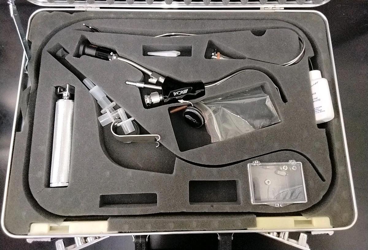 Used Circon ACMI LARS - AL Adult Long Laryngoscope Kit - In Case