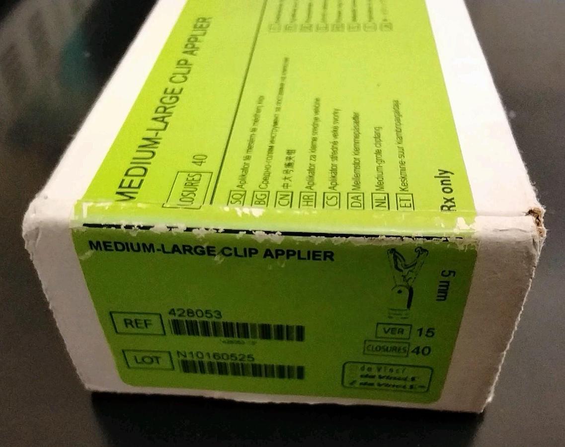 DA VINCI MEDIUM-LARGE CLIP APPLIER 428053