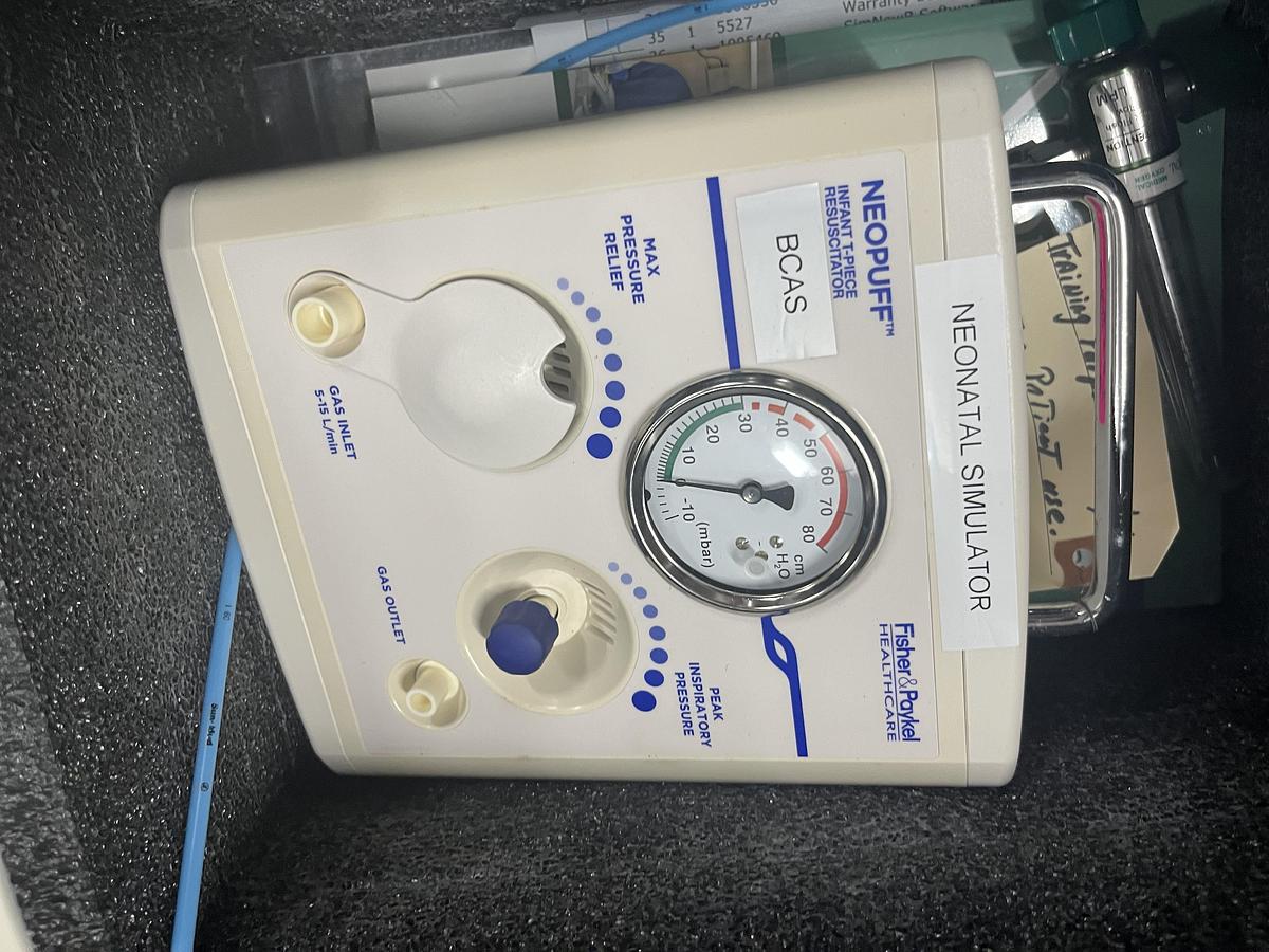 Used Laerdal SimNewB Neonatal Simulator system with SimPad system