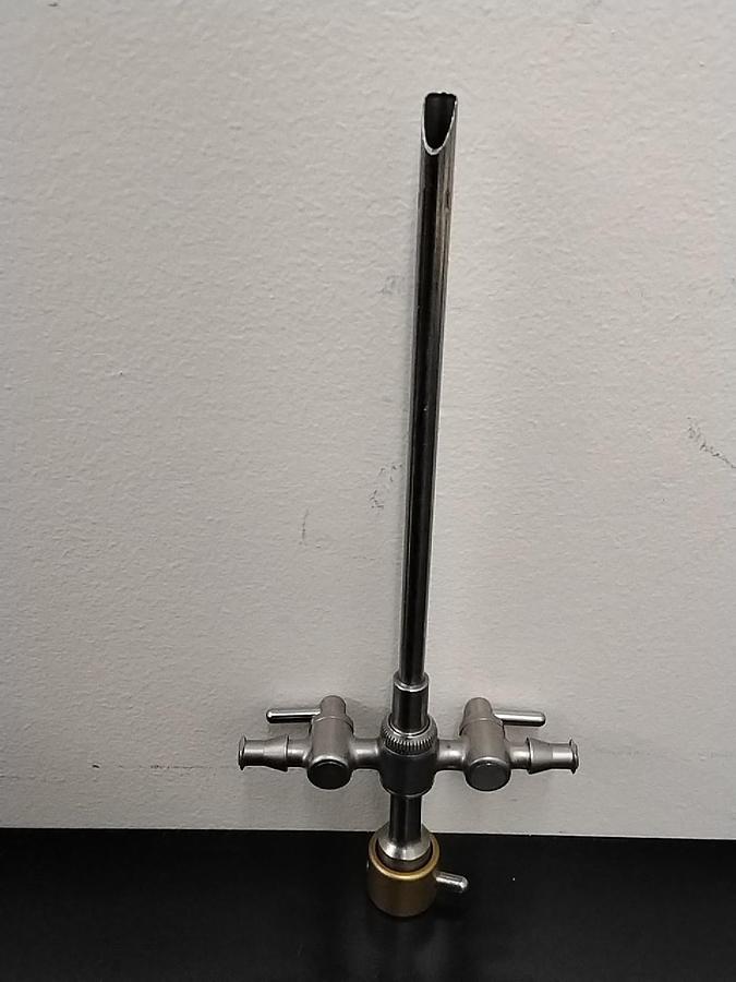 Used Linvatec T5802 Sheath Double Stopcock Assembly w/Telescope Bridges