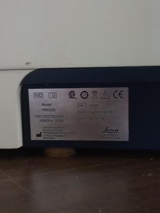 Used Leica RM2245 Rotary Microtome