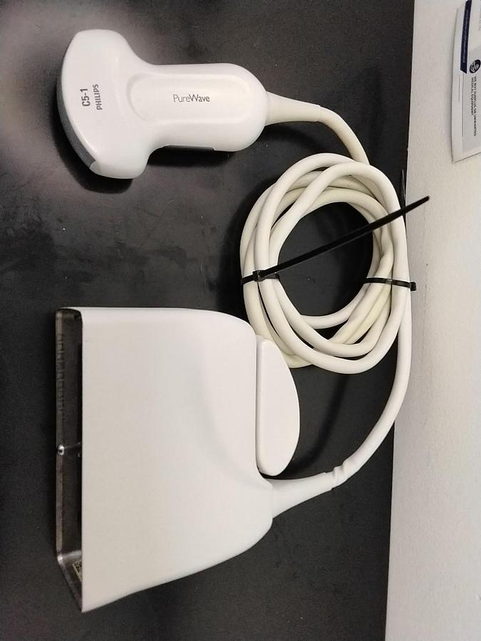 Used PHILIPS C5-1 CONVEX PUREWAVE ULTRASOUND TRANSDUCER PROBE