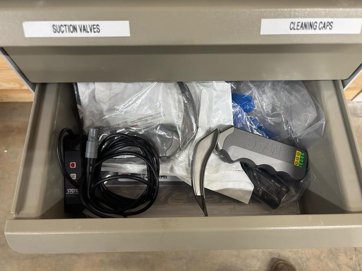 Used Karl Storz C-Mac 8403 ZX Monitor Video With Mac 3-4 Blades And Video Processor
