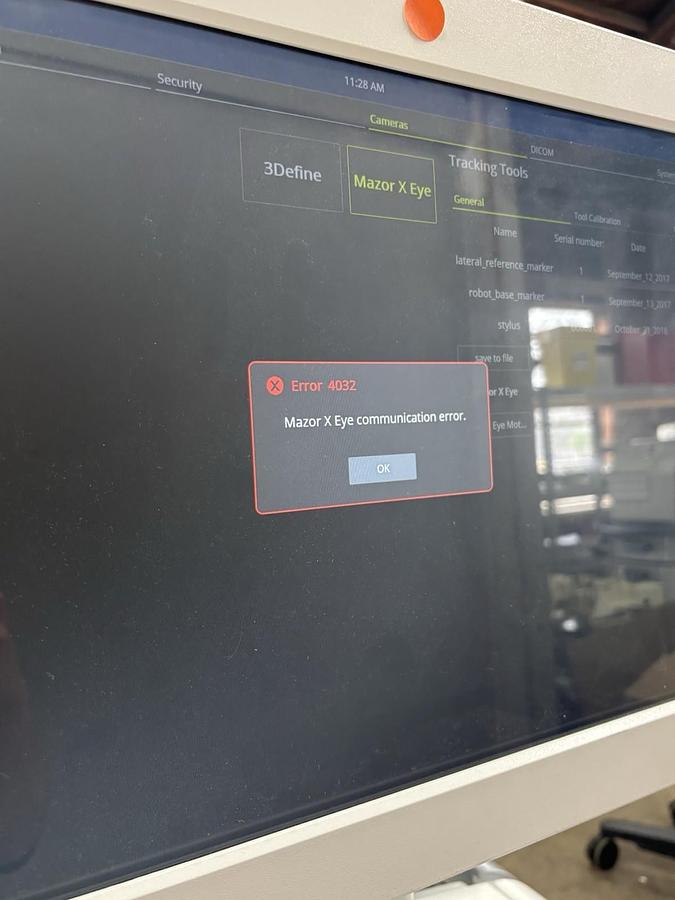 Used Medtronic Mazor X Stealth Robotic Guidance System