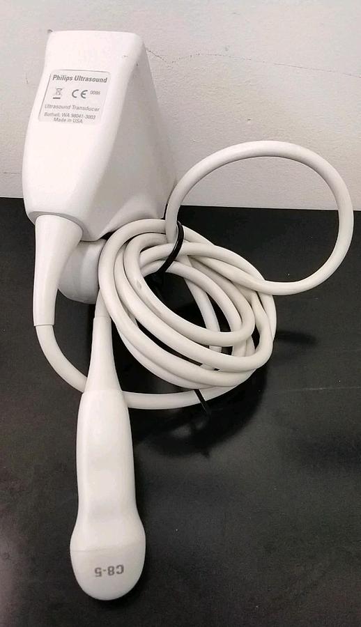 Used PHILLIPS C8-5 CURVED ARRAY ABDOMINAL ULTRASOUND PROBE