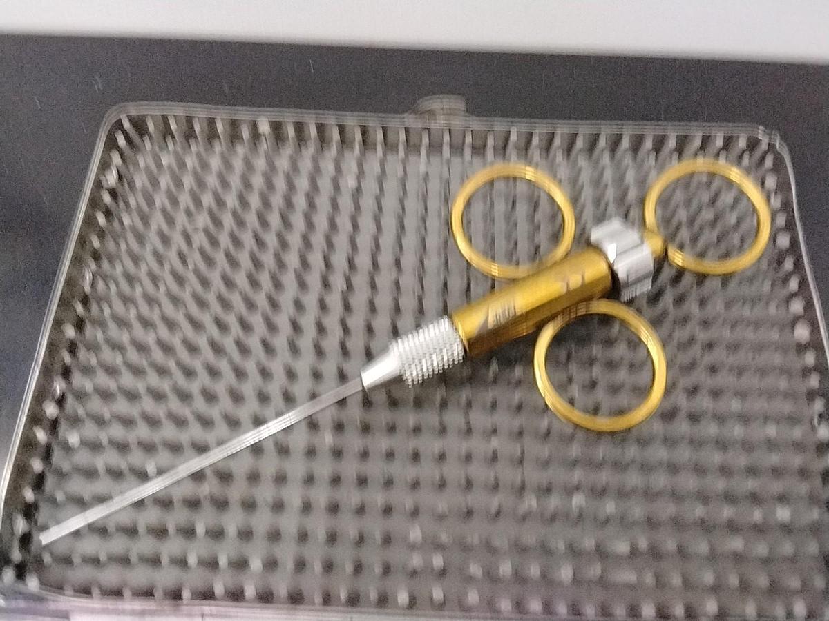 Used GORE 1GSP01 8 Piece Suture Passer Instrument Set W/Case