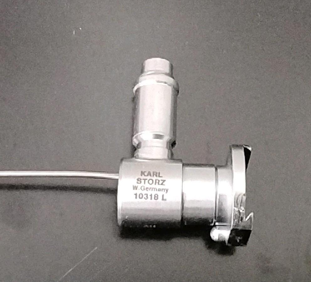 Used KARL STORZ 10318 L Fiber Optic Light Carrier W/10315P adapter