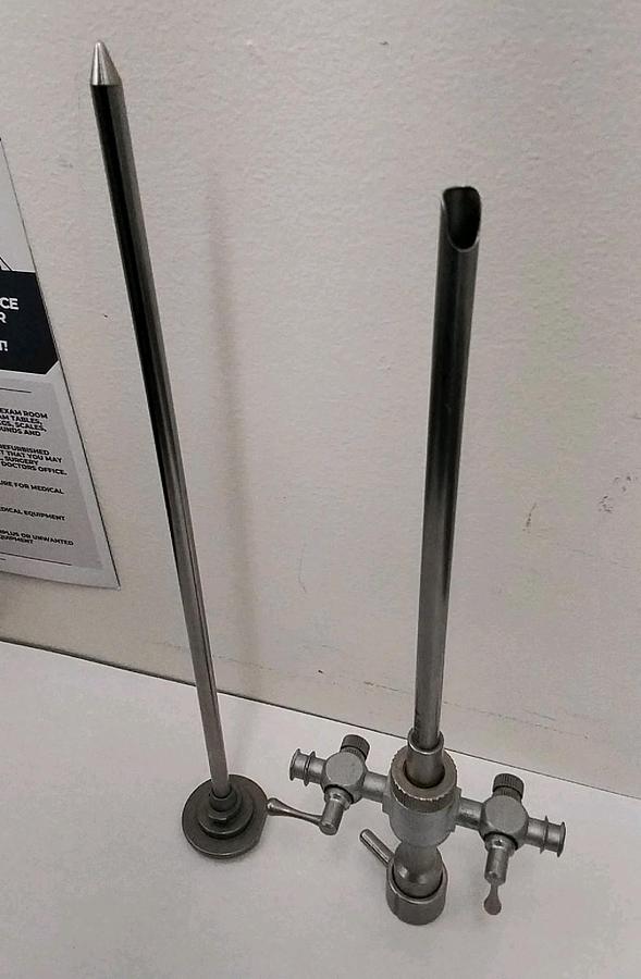 Used Arthrotek Endoscope Sheath W/2 Stopcocks and Obturator
