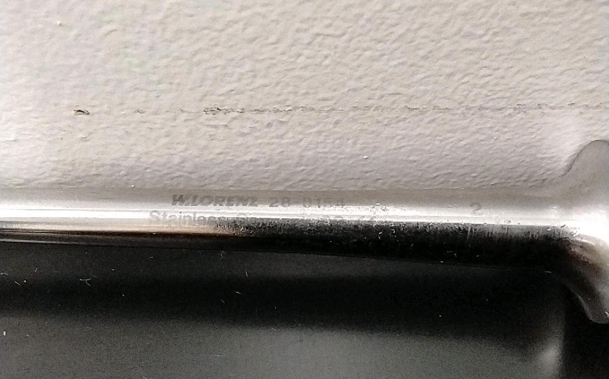 Used W. Lorenz 28-0154 Surgical " Cobb Spinal Curette Xmm Tip Orthopedics