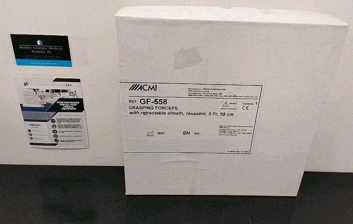 Used Gyrus ACMI GF-558 4-Prong Grasping Forceps