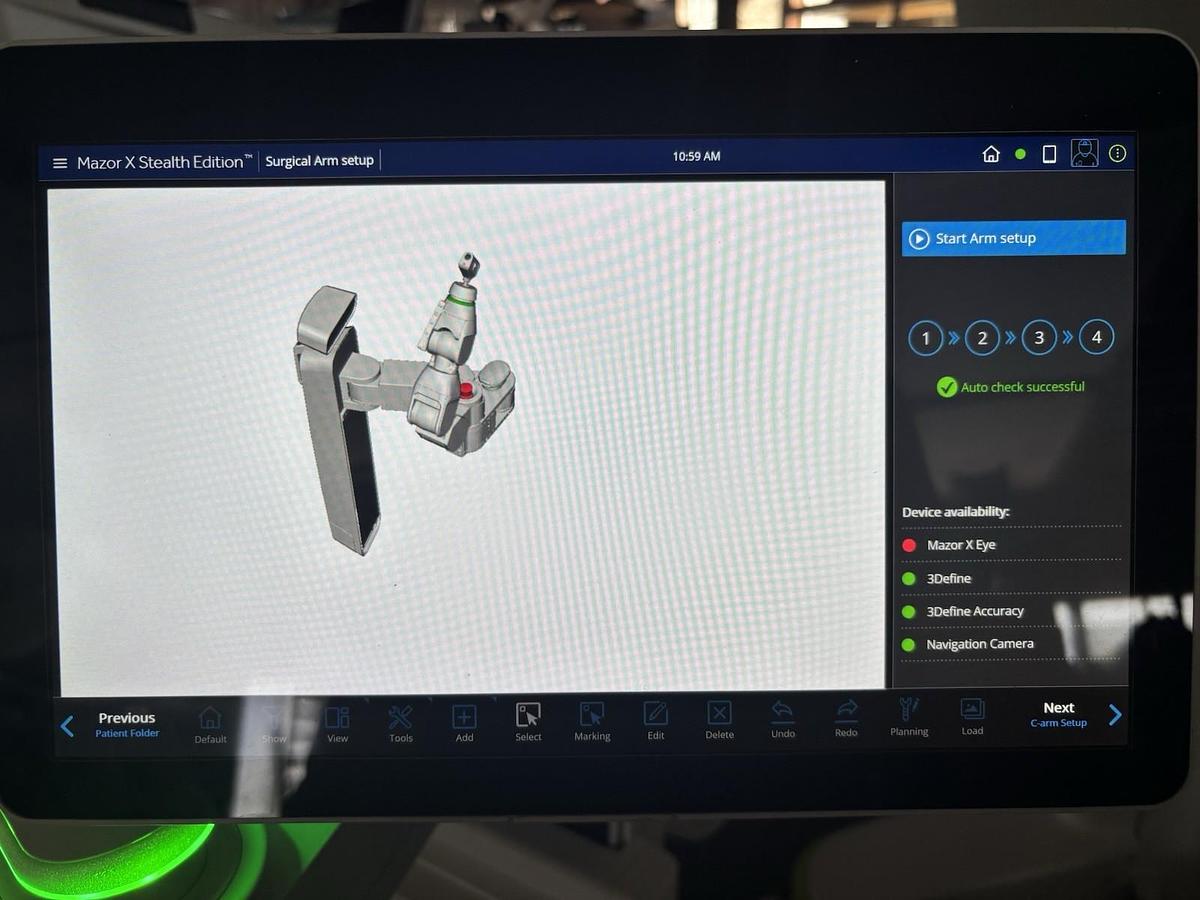 Used Medtronic Mazor X Stealth Robotic Guidance System