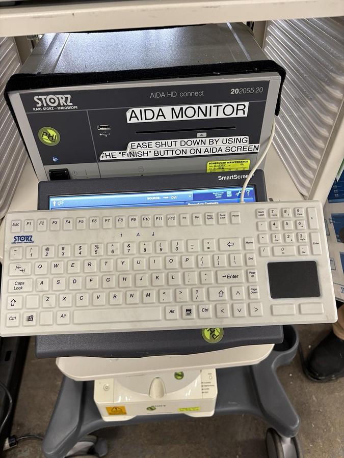 Used STORZ Endoscopy System Bundle–Image 1 Hub, AIDA HD, D-Light ,HD Monitor-Keyboard