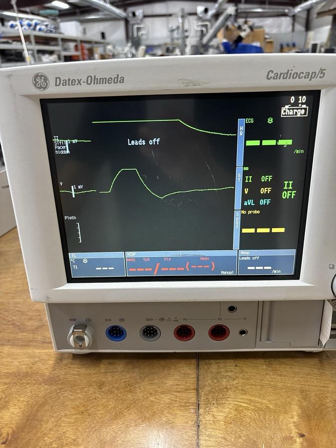 Used GE Datex Ohmeda Cardiocap 5 Patient Monitor