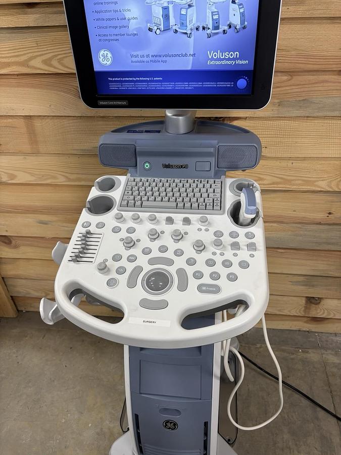 Used GE Voluson P8, 1 Probe 4C 3D/4D Ultrasound
